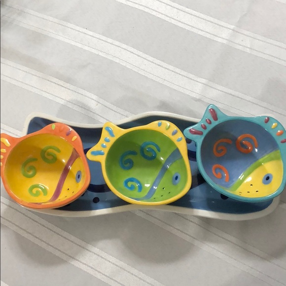 Other - 🐠🐠Summer Serving Tray/Bowls🐟🐟